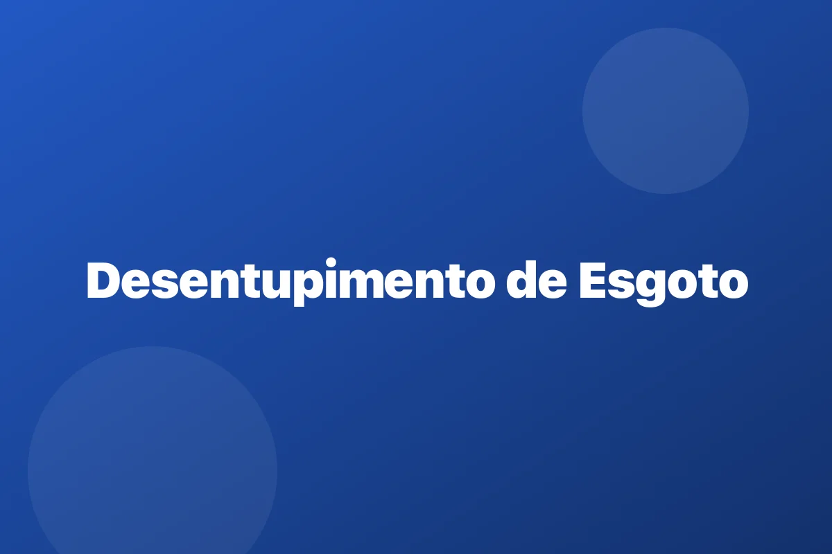Desentupimento de esgoto em Rondonópolis – limpeza da coluna