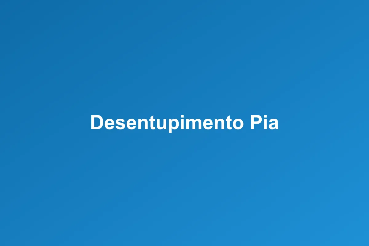 Desentupimento de pia em Rondonópolis – desobstrução profissional